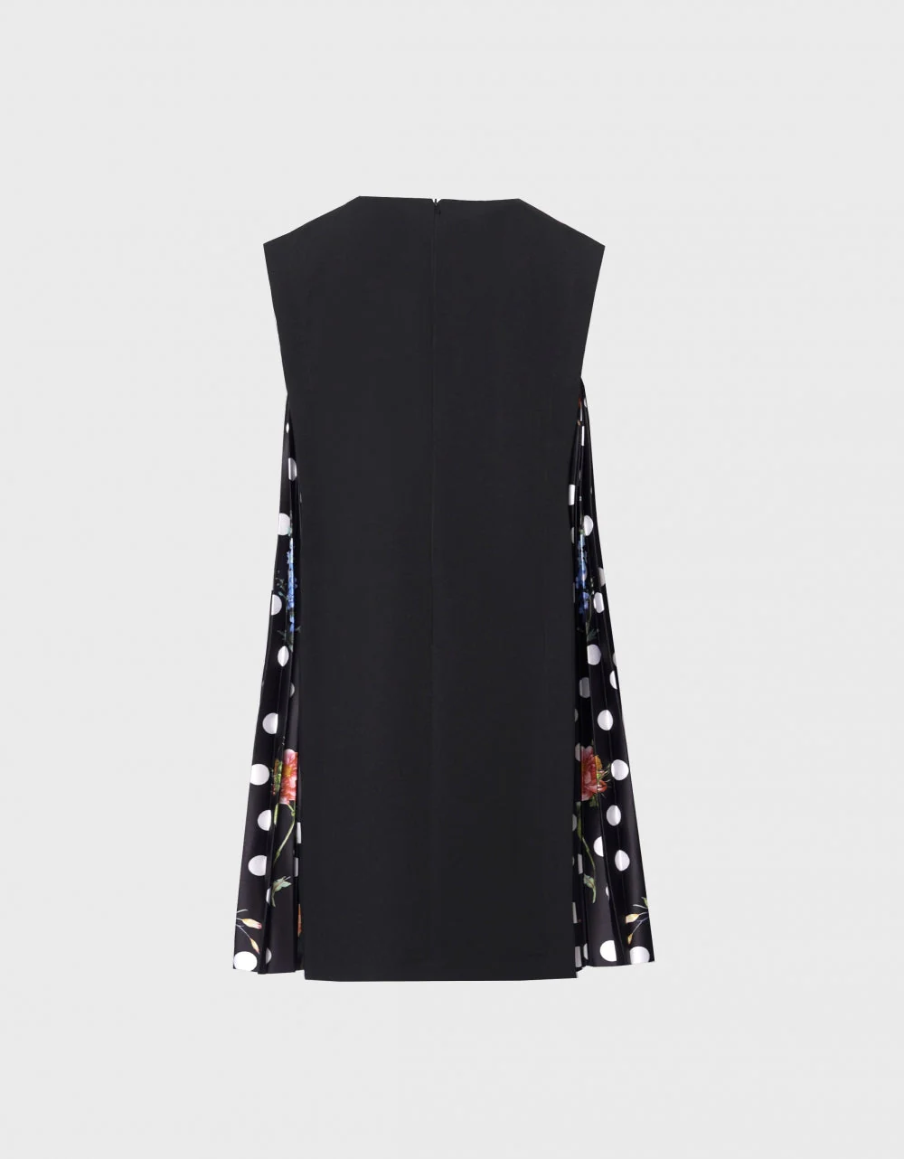 Side Printed Pleated Shift Dress - Image 120