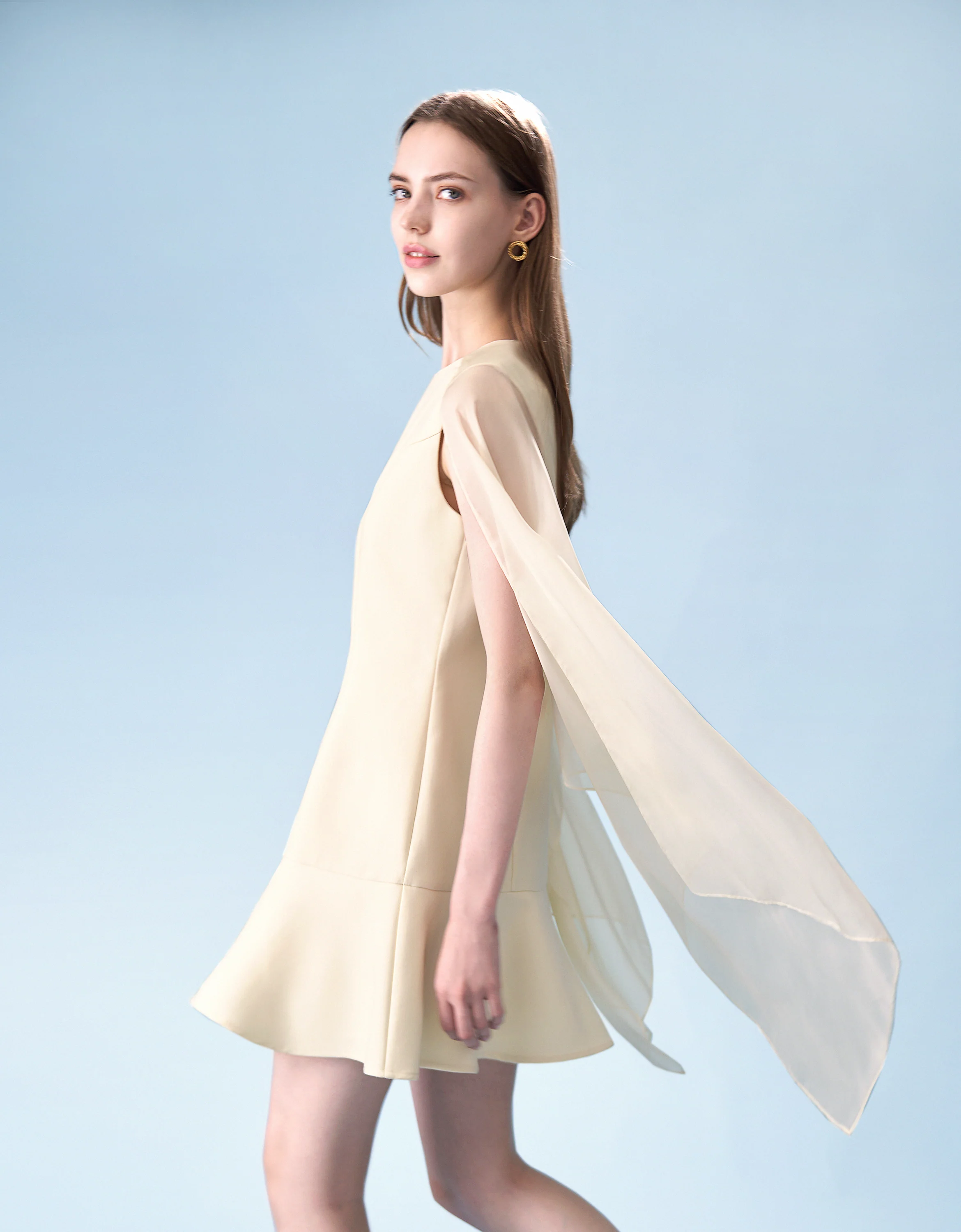 Sleeveless Tulle Two-way Dress - Image 11