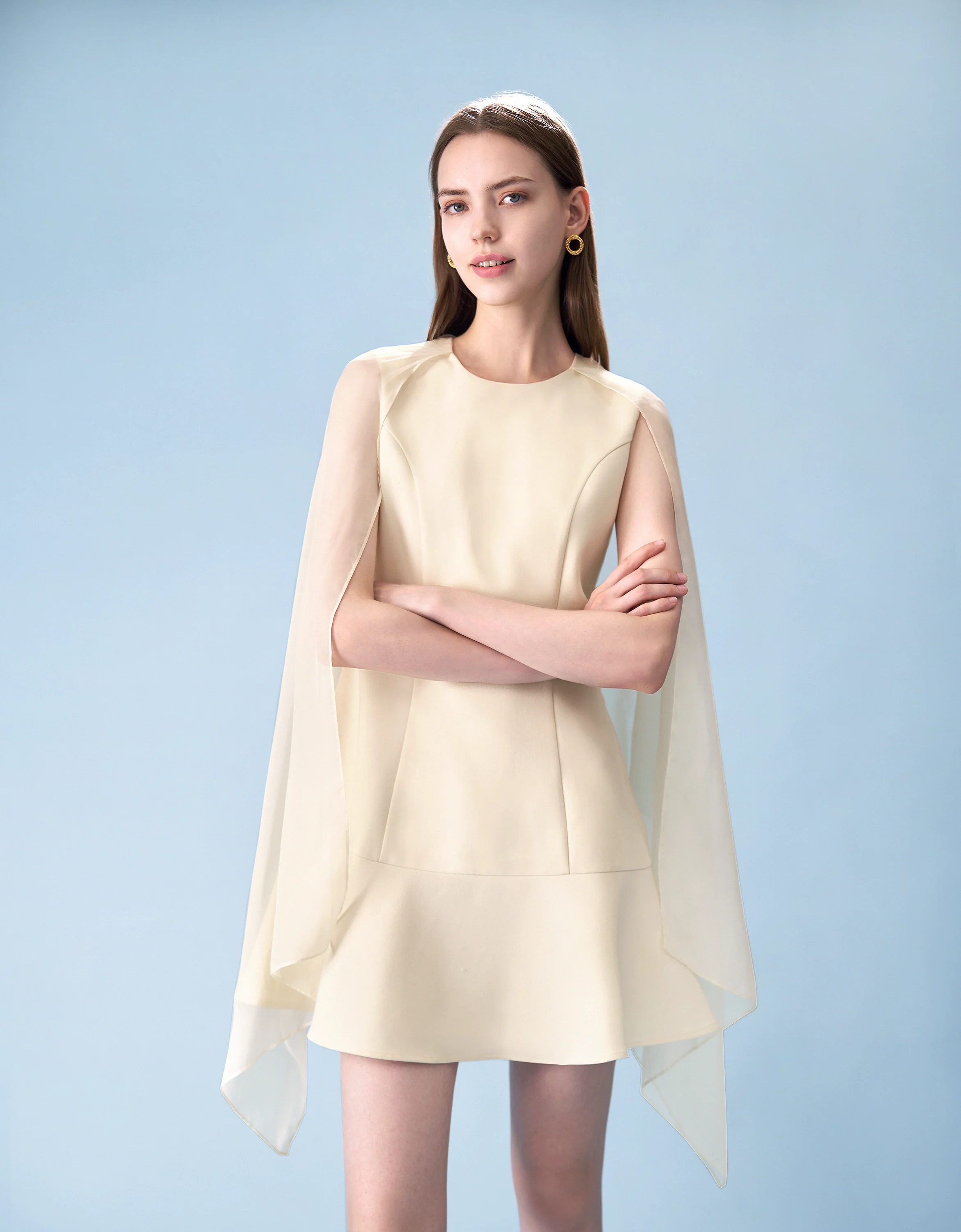 Sleeveless Tulle Two-way Dress - Image 12