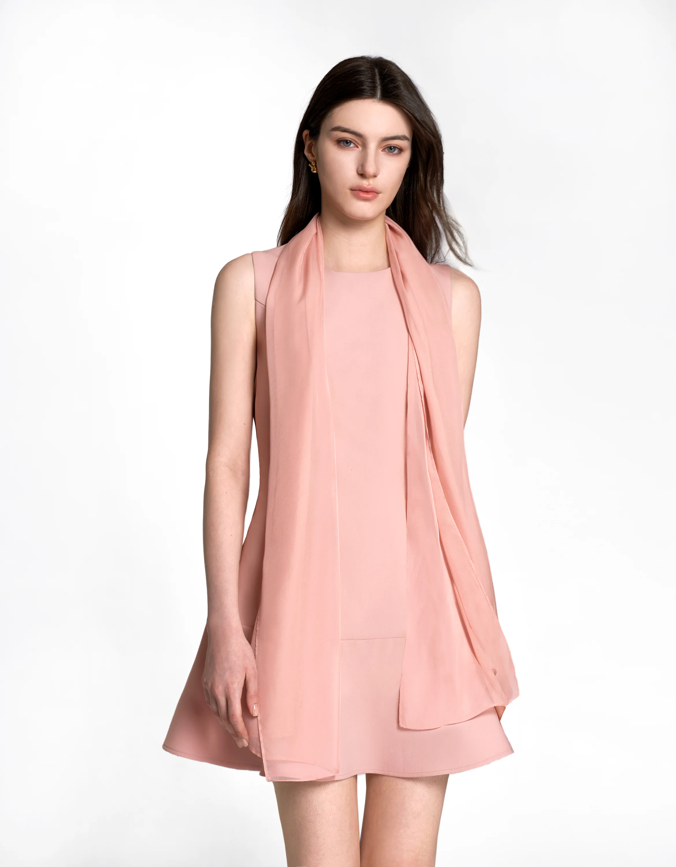 Sleeveless Tulle Two-way Dress - Image 29