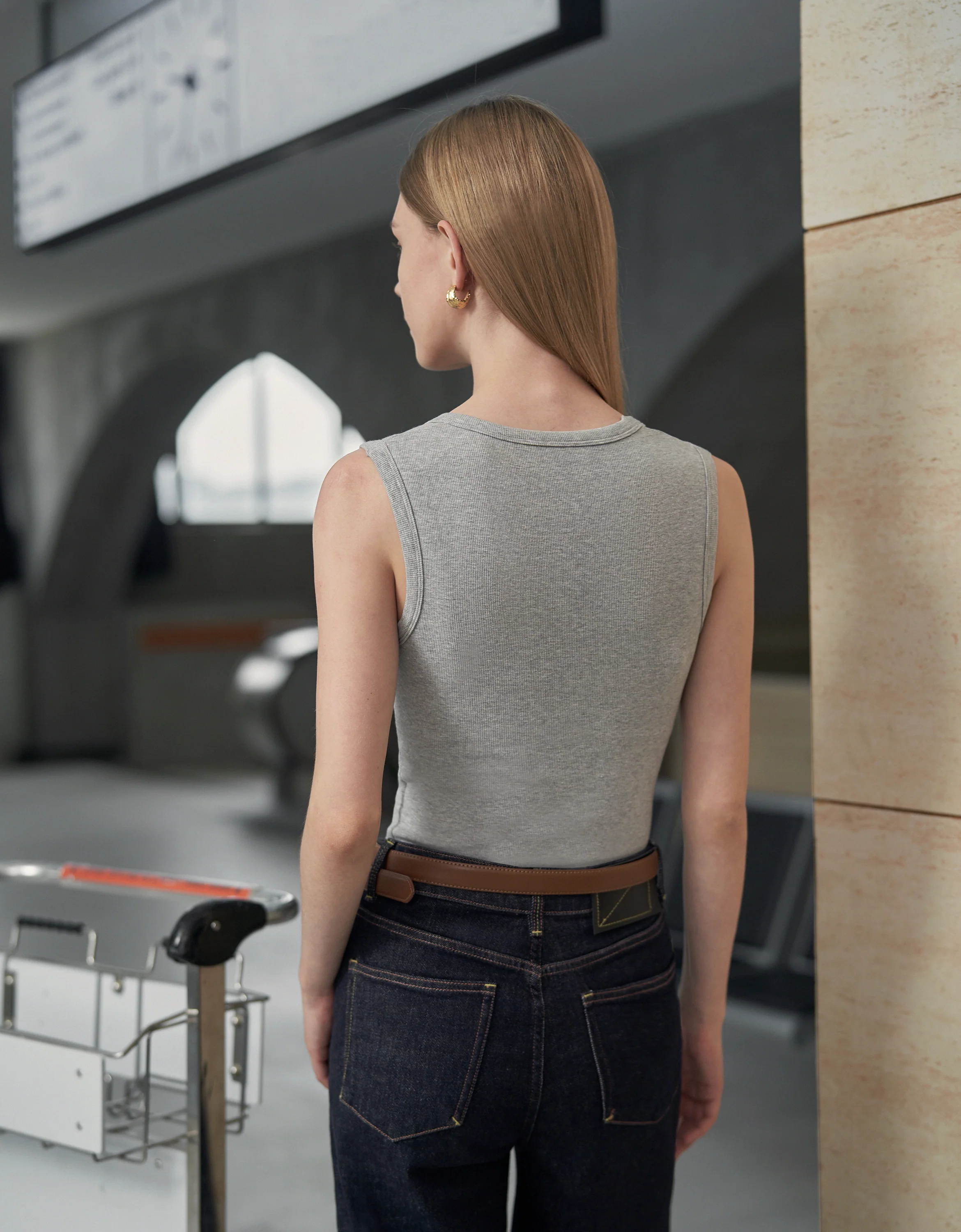 Square Neck Sleeveless Padded Top - Image 19