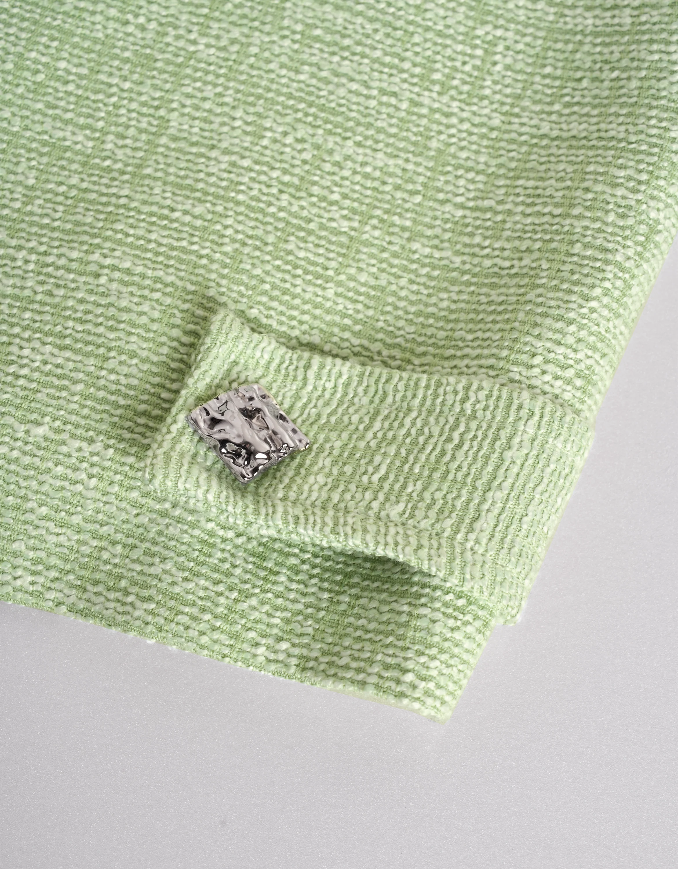 Square Neck Textured Crop Top - Image 15