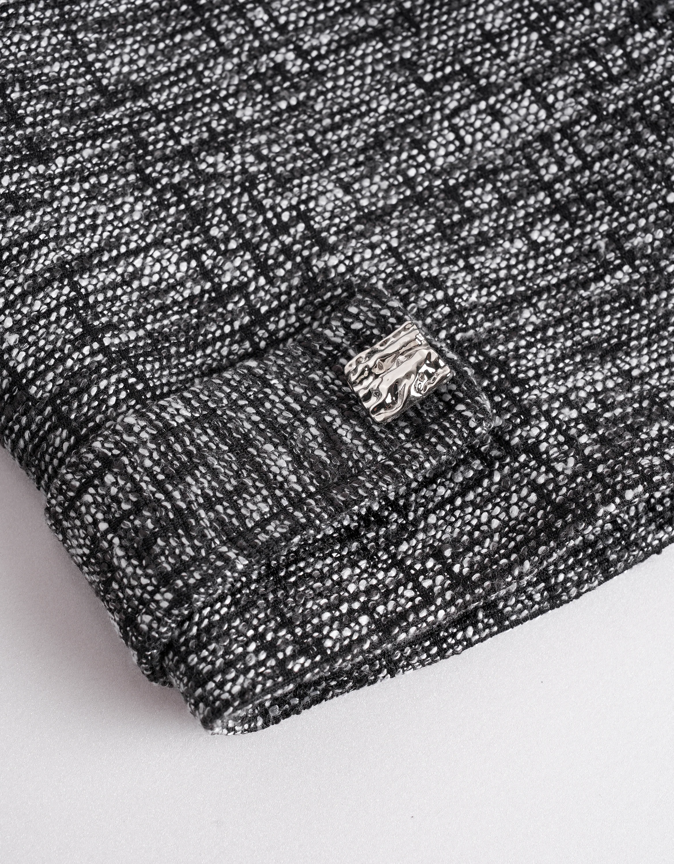 Square Neck Textured Crop Top - Image 7