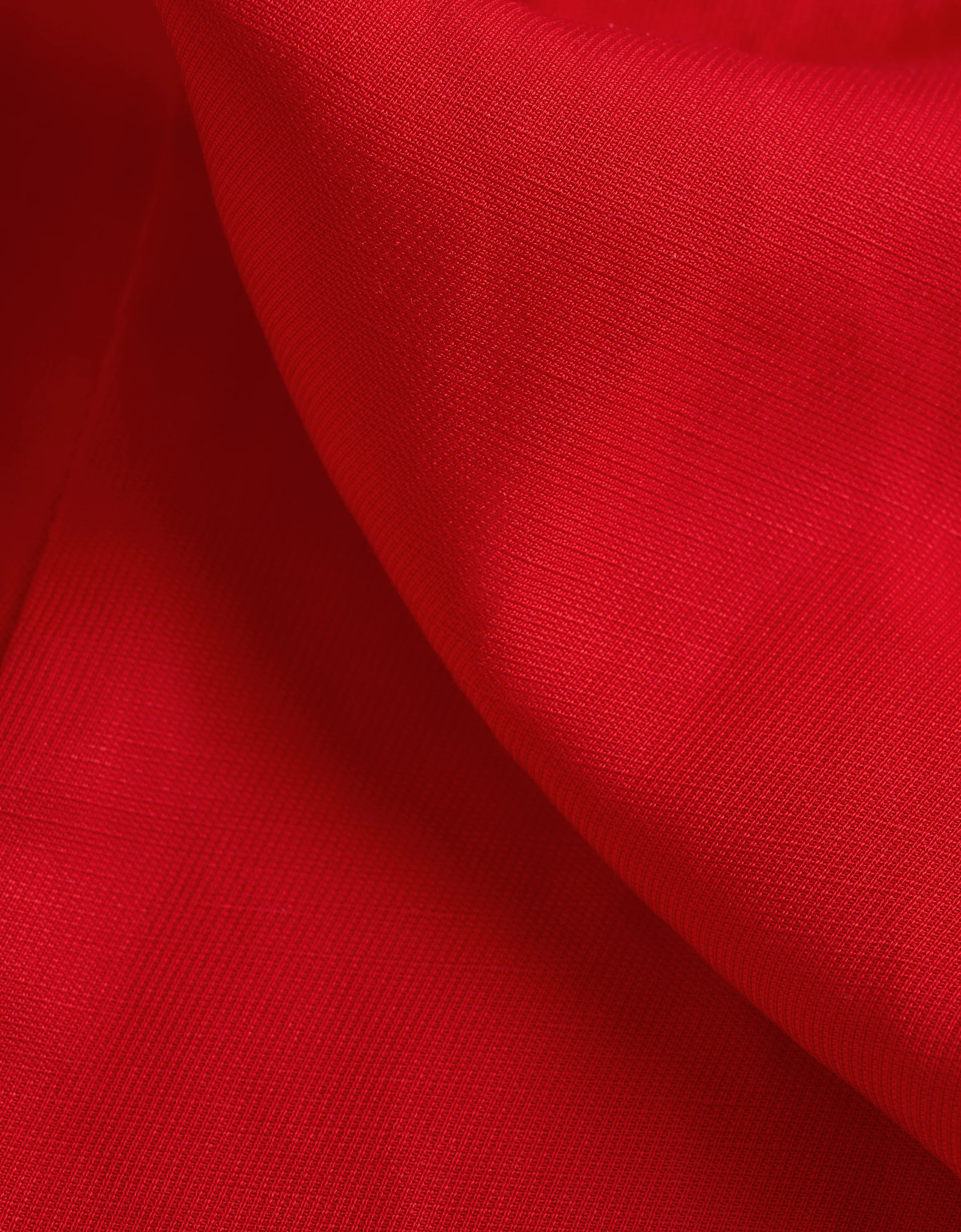 Tencel-Linen-Viscose Blend V-neck Sleeveless Midi Dress - Image 7