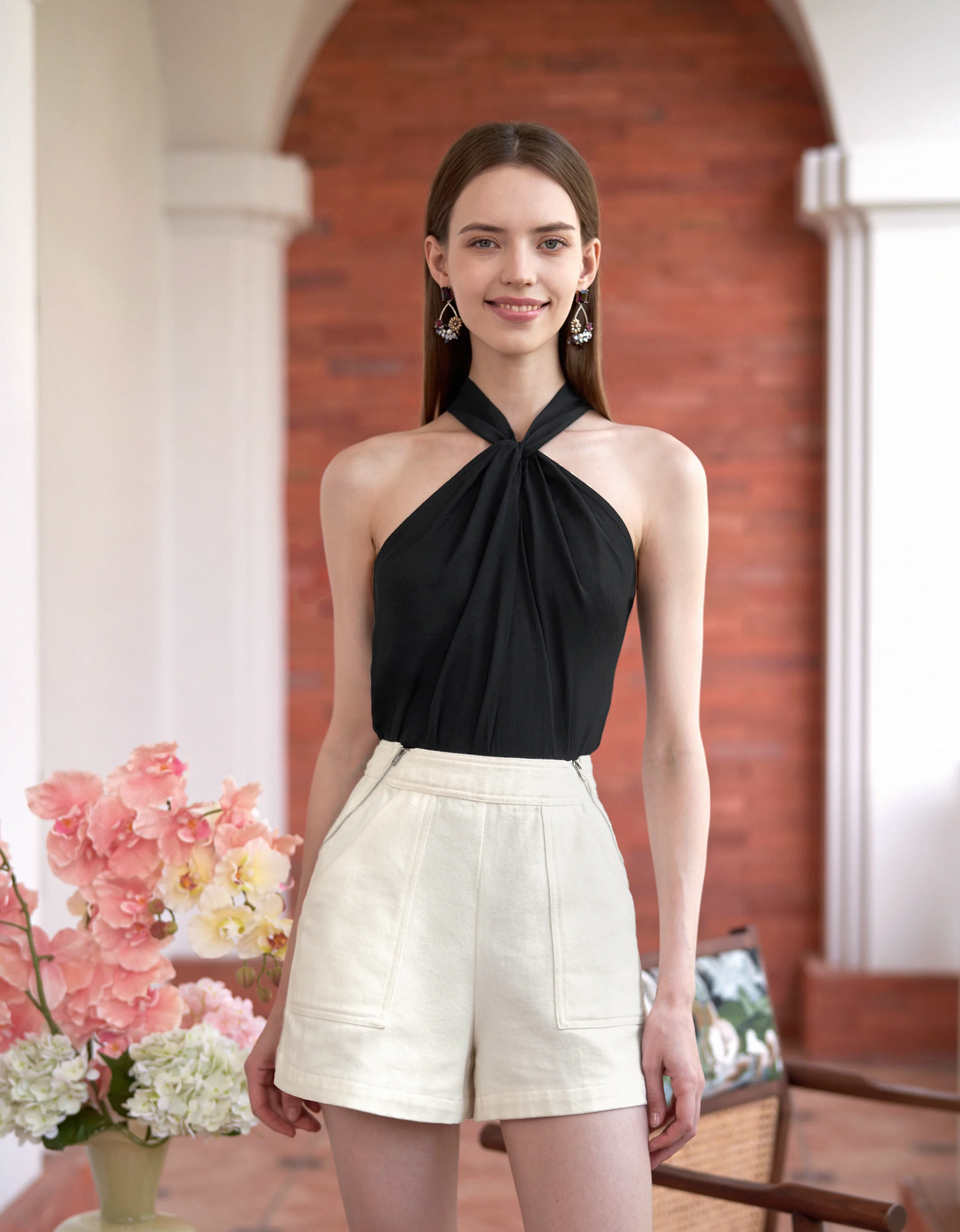 Twist Halterneck Top
