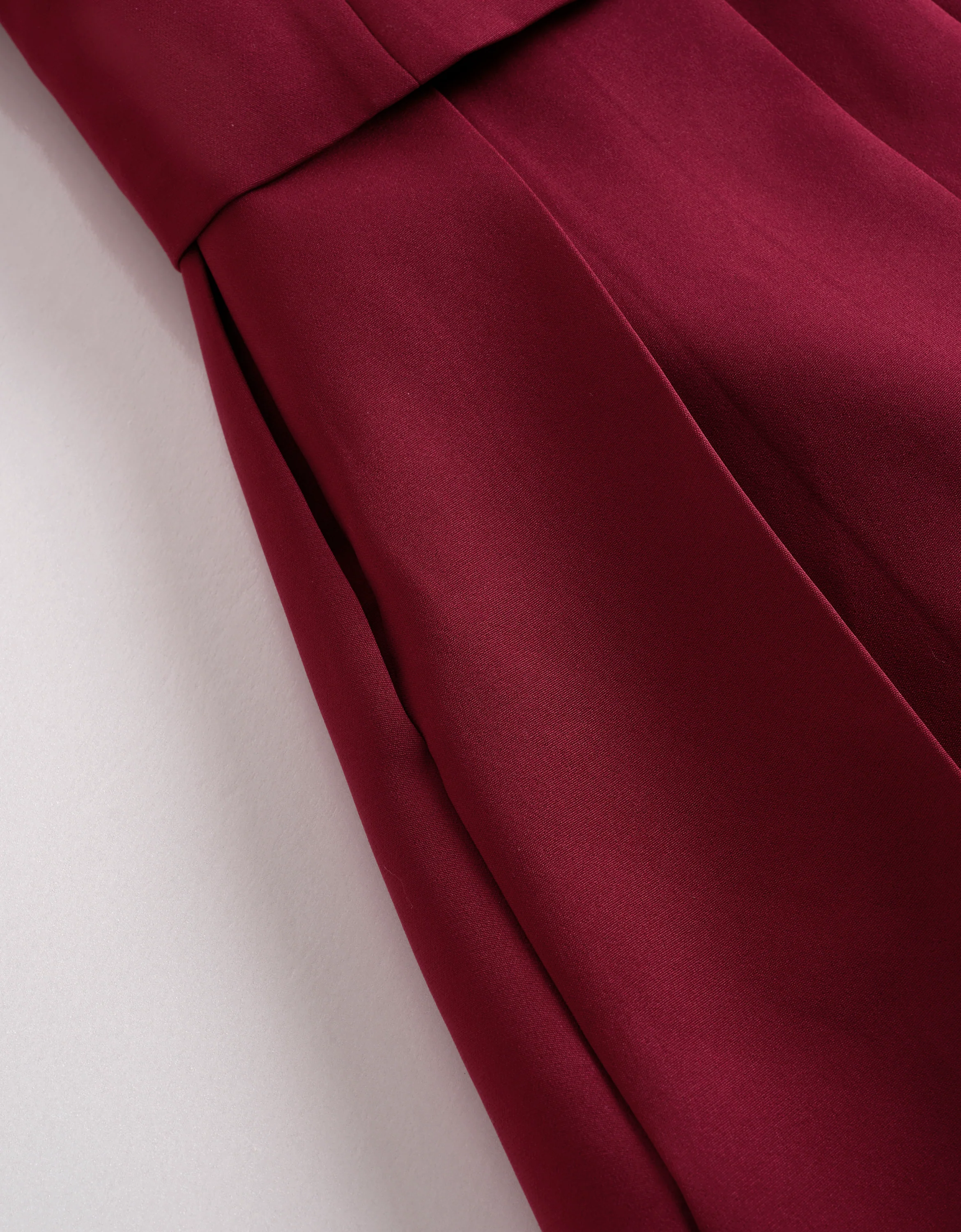 V-neck Sleeveless Pleated Asymmetric Vest Dress - Image 6