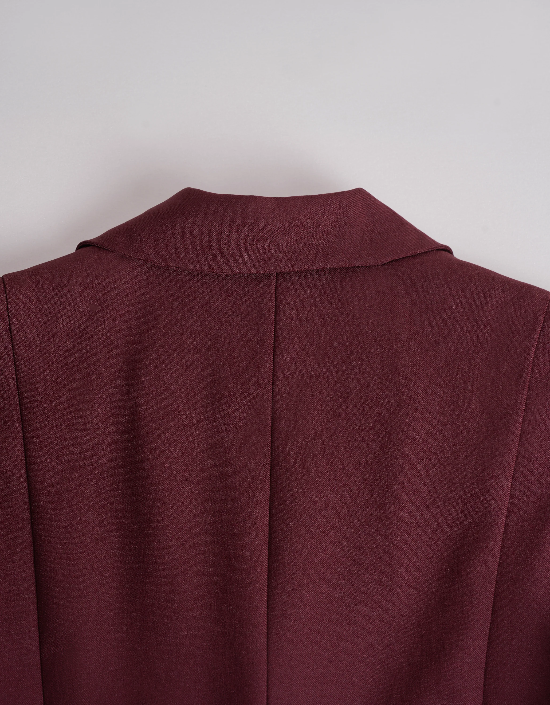 Wide Shoulder Sleeveless Suit Dress - Image 6