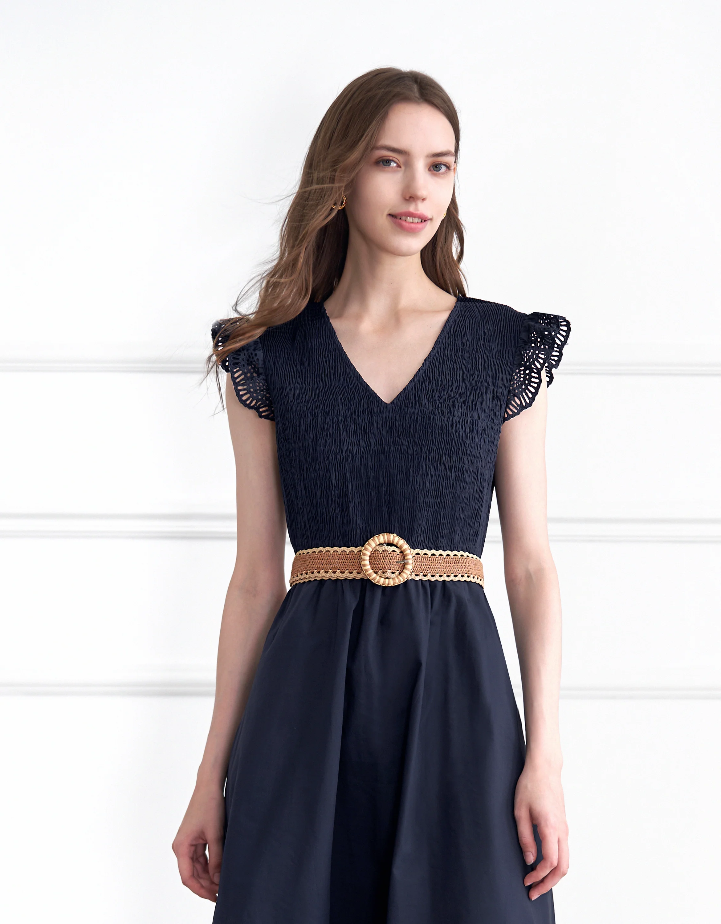Woven Raffia Belt