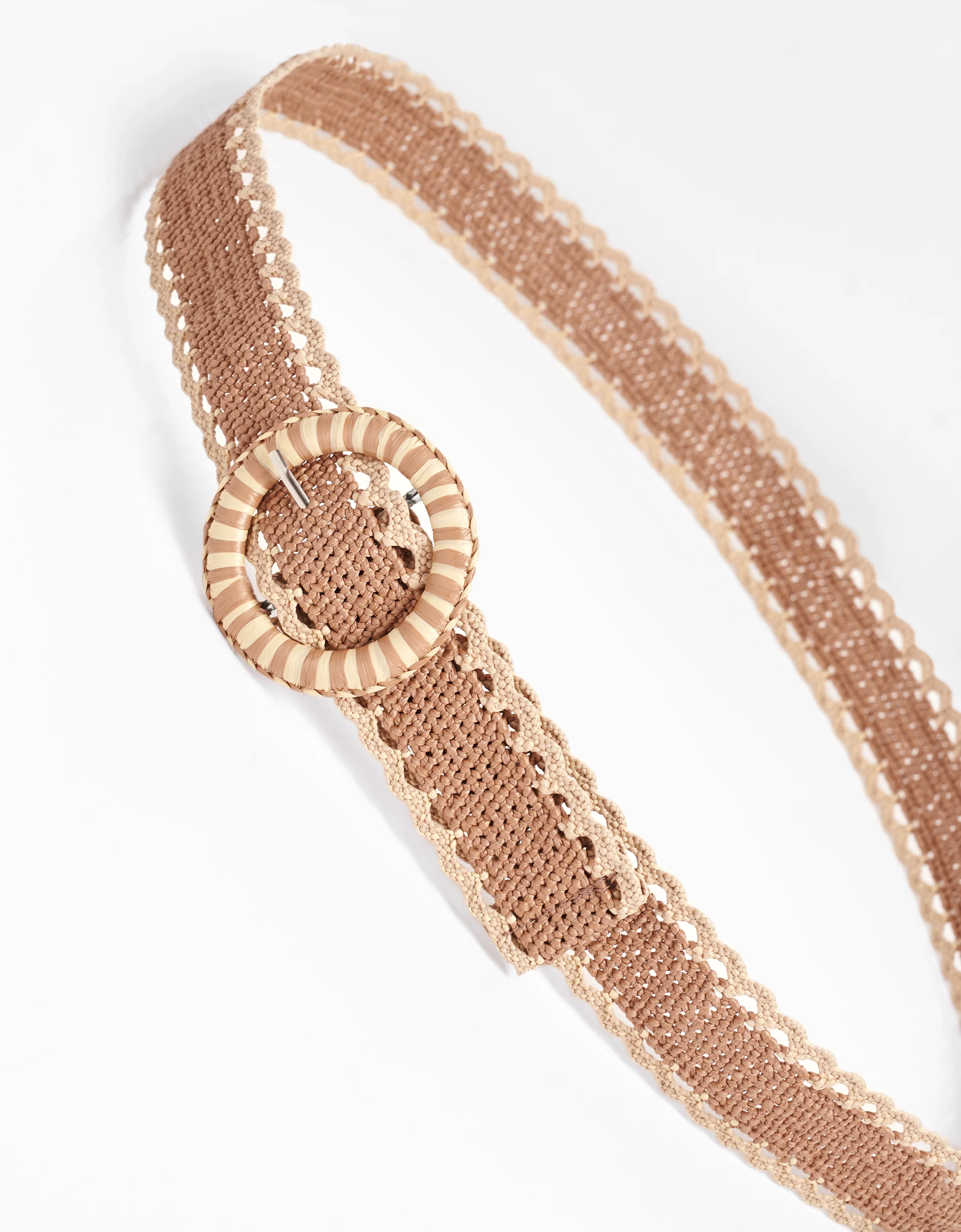 Woven Raffia Belt - Image 3